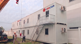 Container Văn Phòng 40feet 2 Tầng: Giải Pháp Nhân Đôi Diện Tích Sàn Ban Điều Hành Dự Án